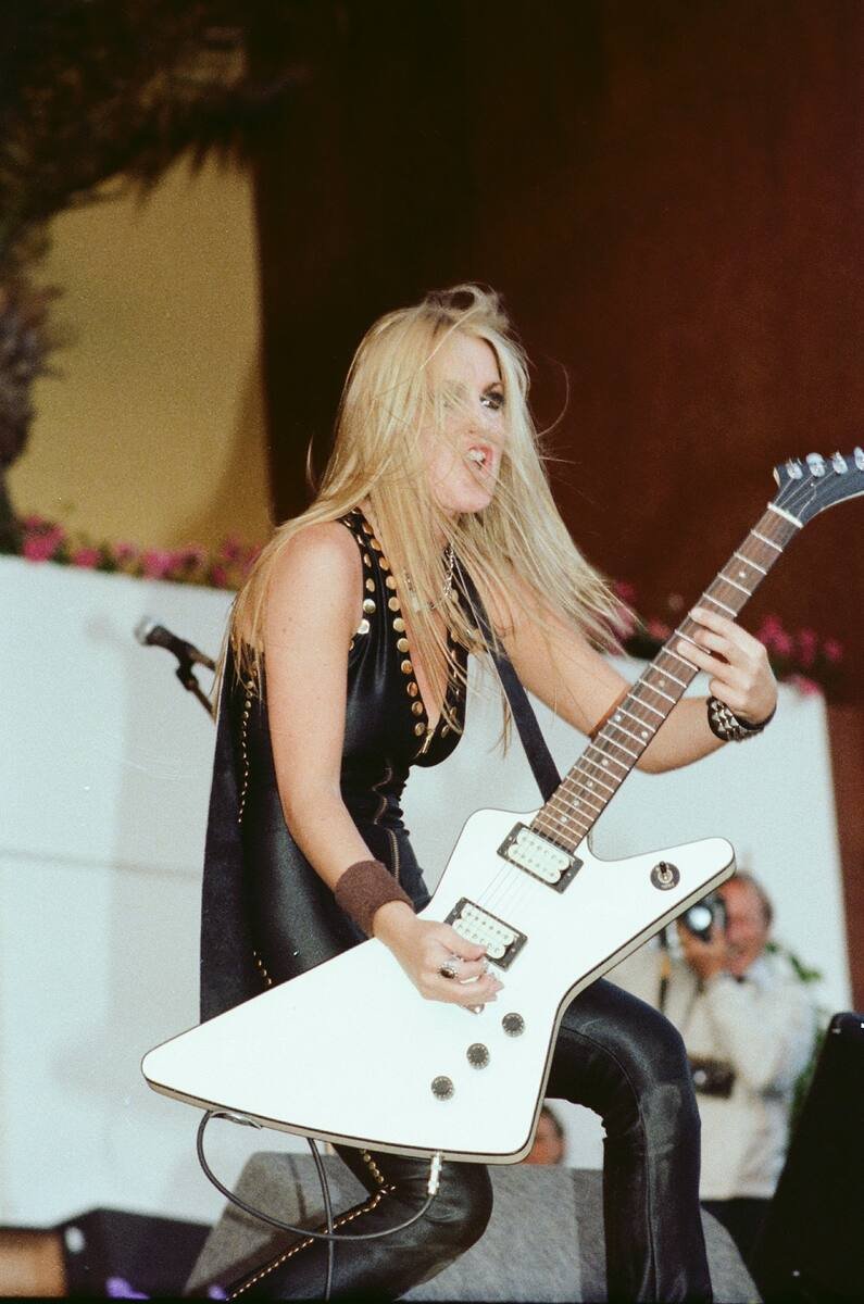 Lita Ford, photographed by Peter Klein